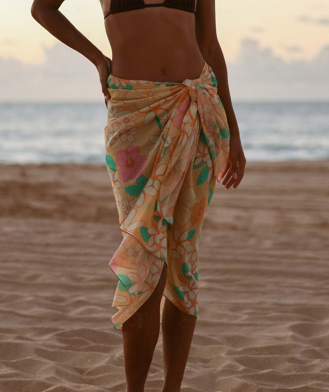 Kailua Blooms Organic Cotton Pareo
