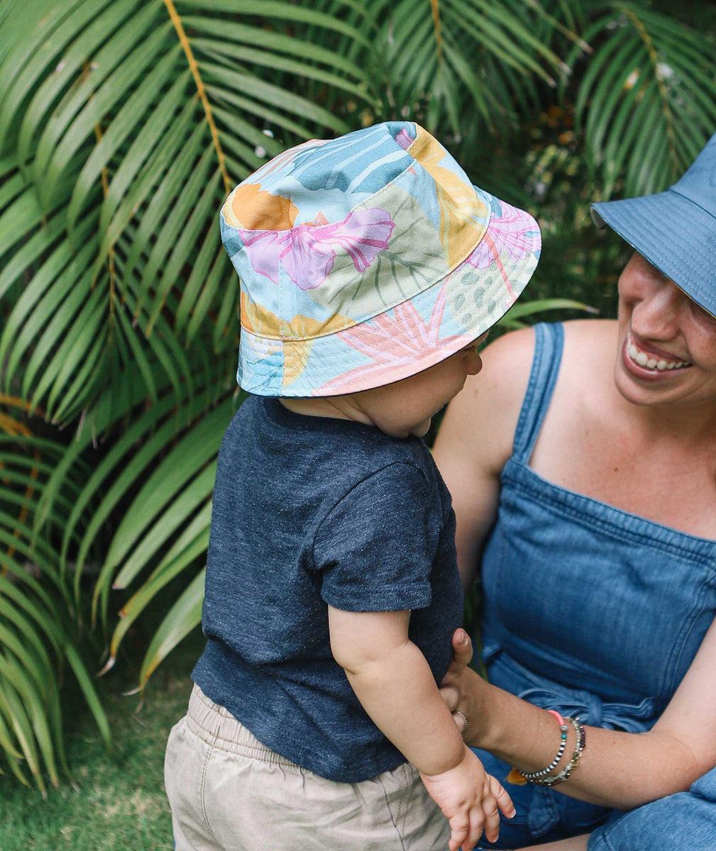 Keiki Reversible Bucket Hat - Abstract – Tag Aloha Co.