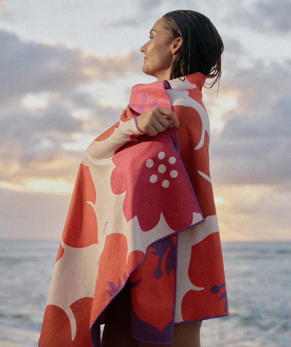 その他 ALOHA MODERN  beach blanket Recycled Microfiber Surfer Beach Blanket - Aloha 'Aina