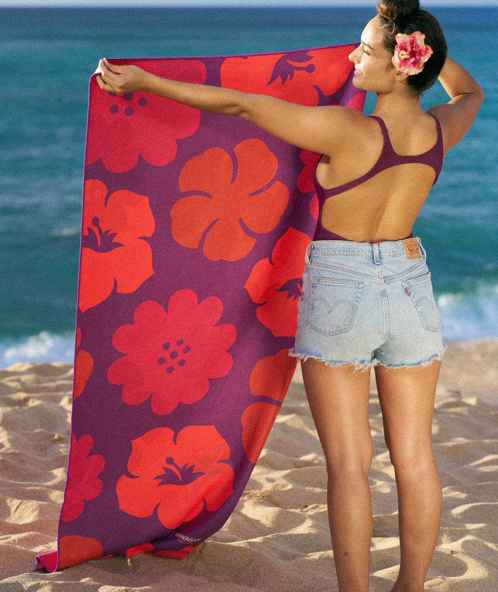 その他 ALOHA MODERN  beach blanket Recycled Microfiber Surfer Beach Blanket - Aloha 'Aina