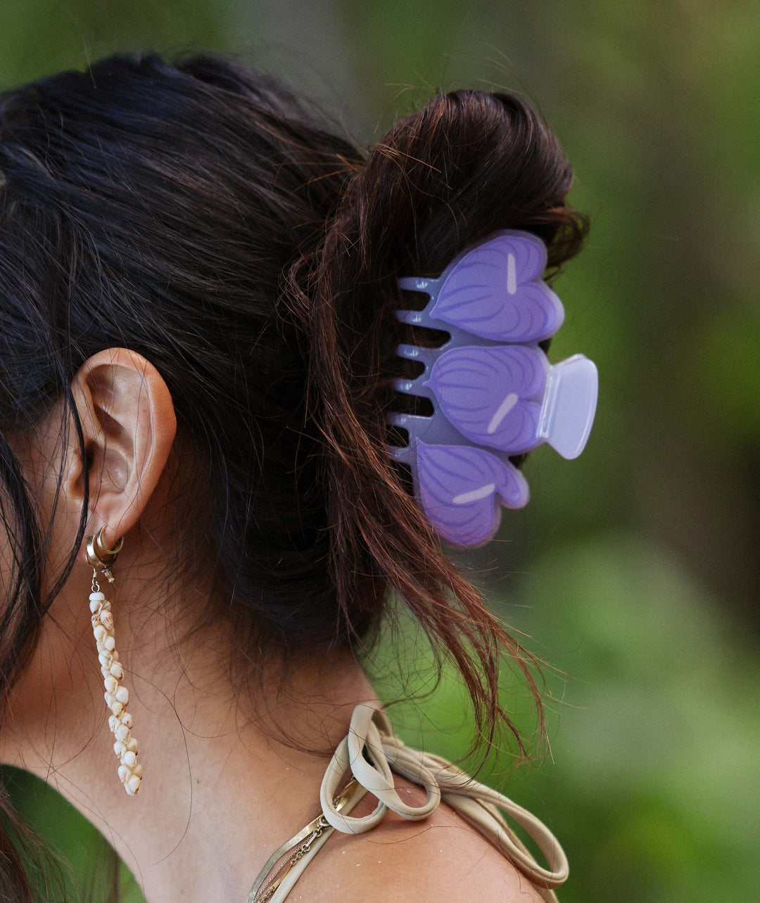 Triple Anthurium Hair Clip