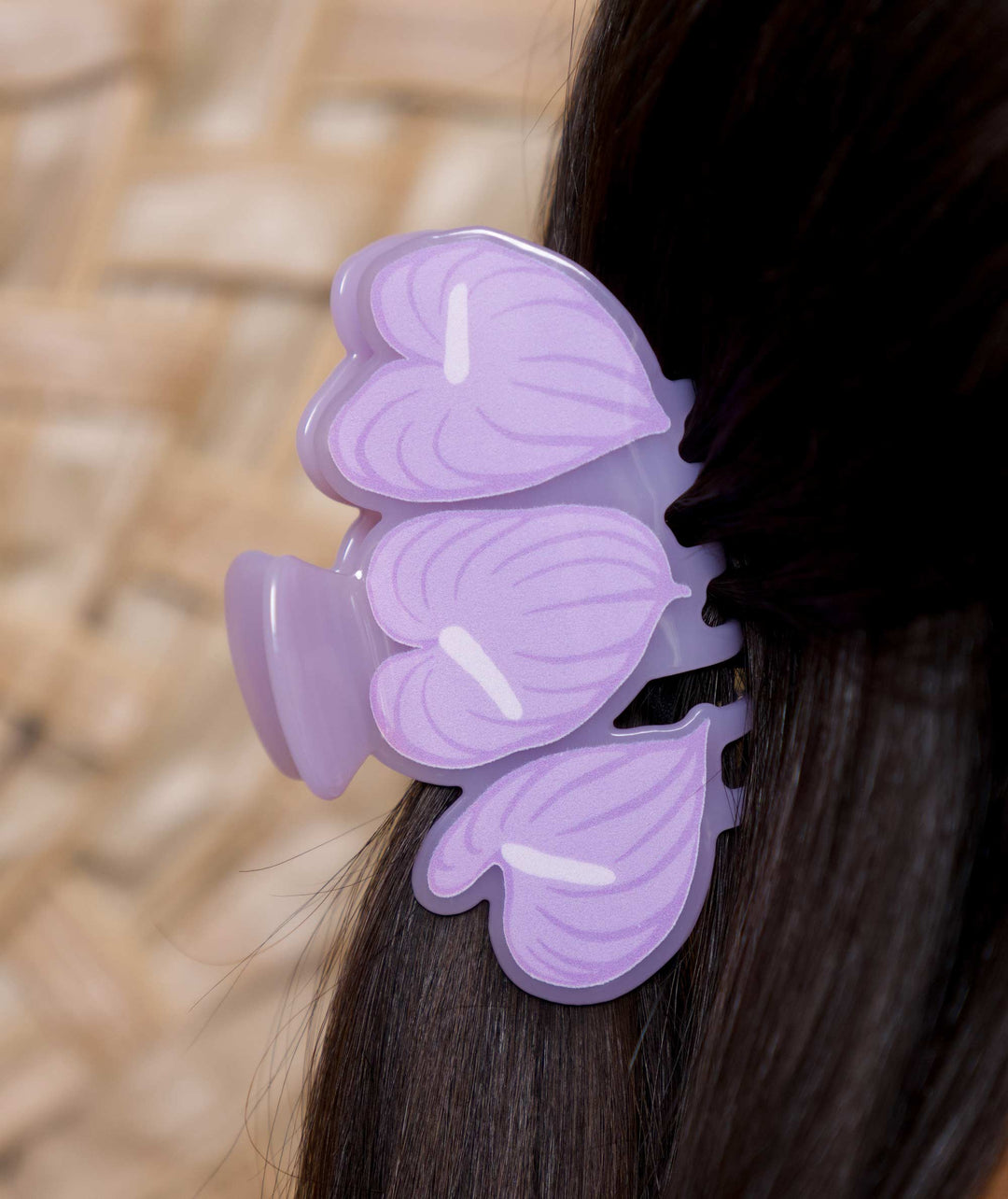 Triple Anthurium Hair Clip