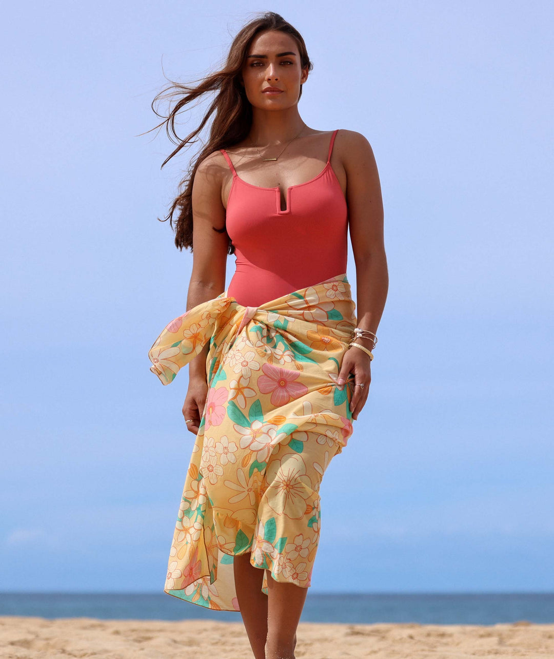 Kailua Blooms Organic Cotton Pareo