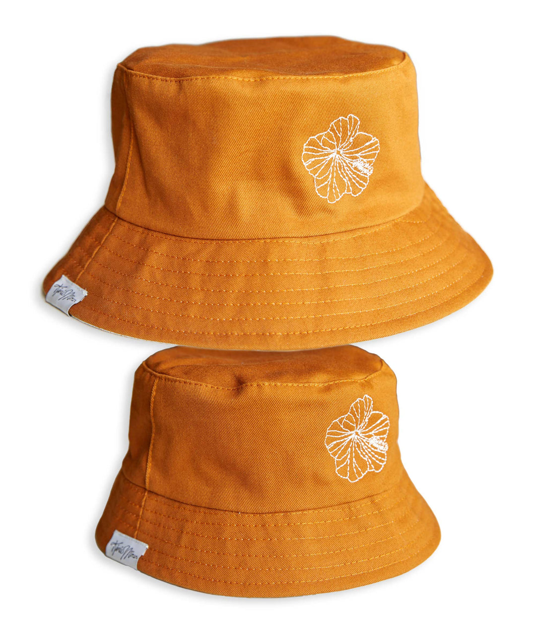 Mama & Keiki Reversible Bucket Hat Set - Catch a Tan