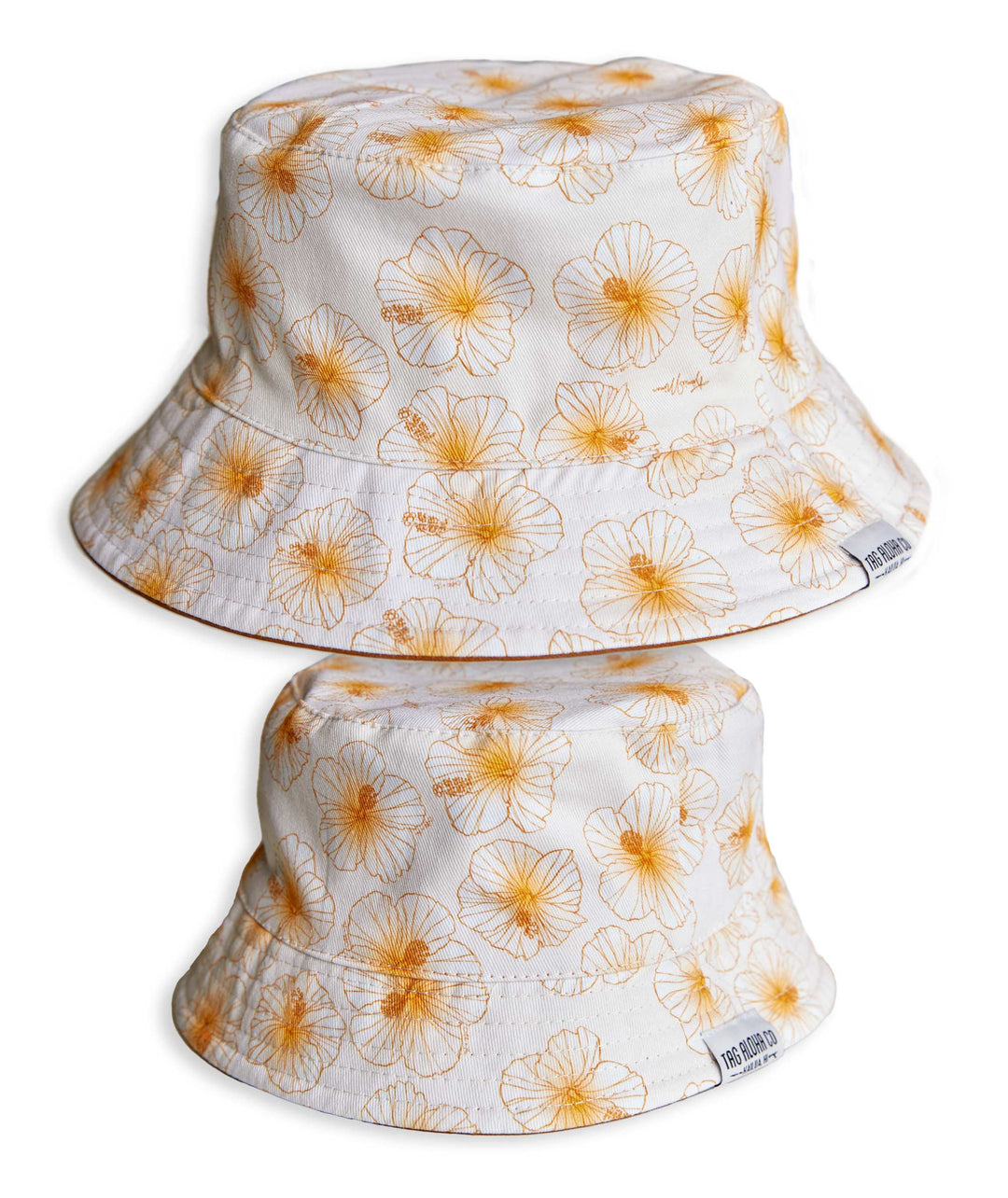 Mama & Keiki Reversible Bucket Hat Set - Catch a Tan
