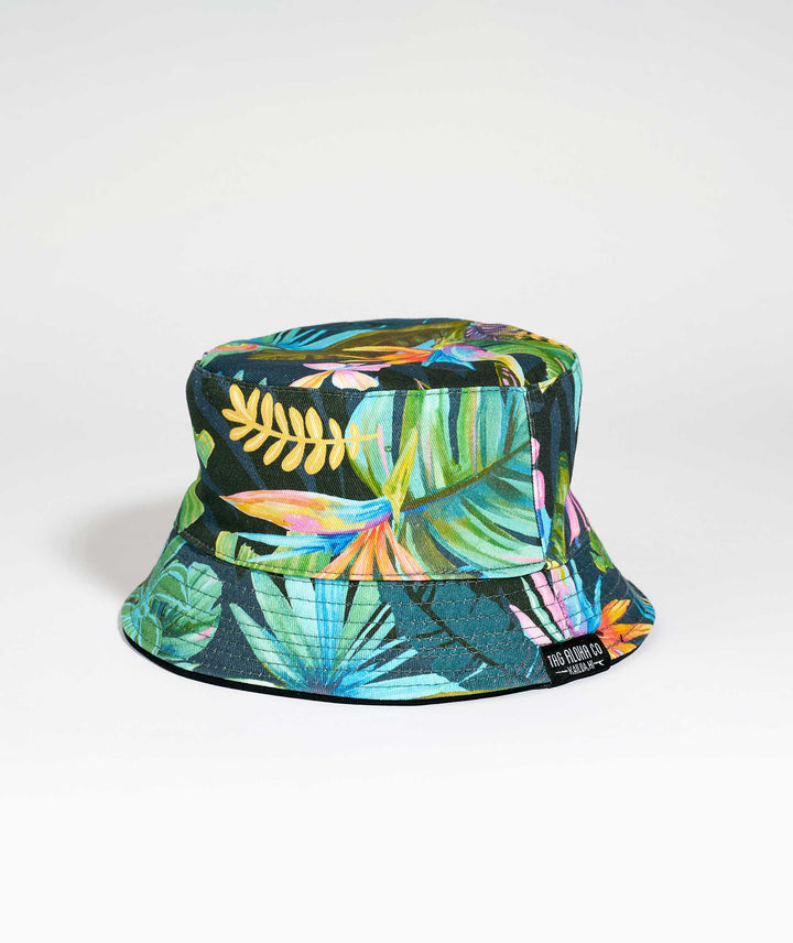 Keiki Reversible Bucket Hat - Jungle Pop