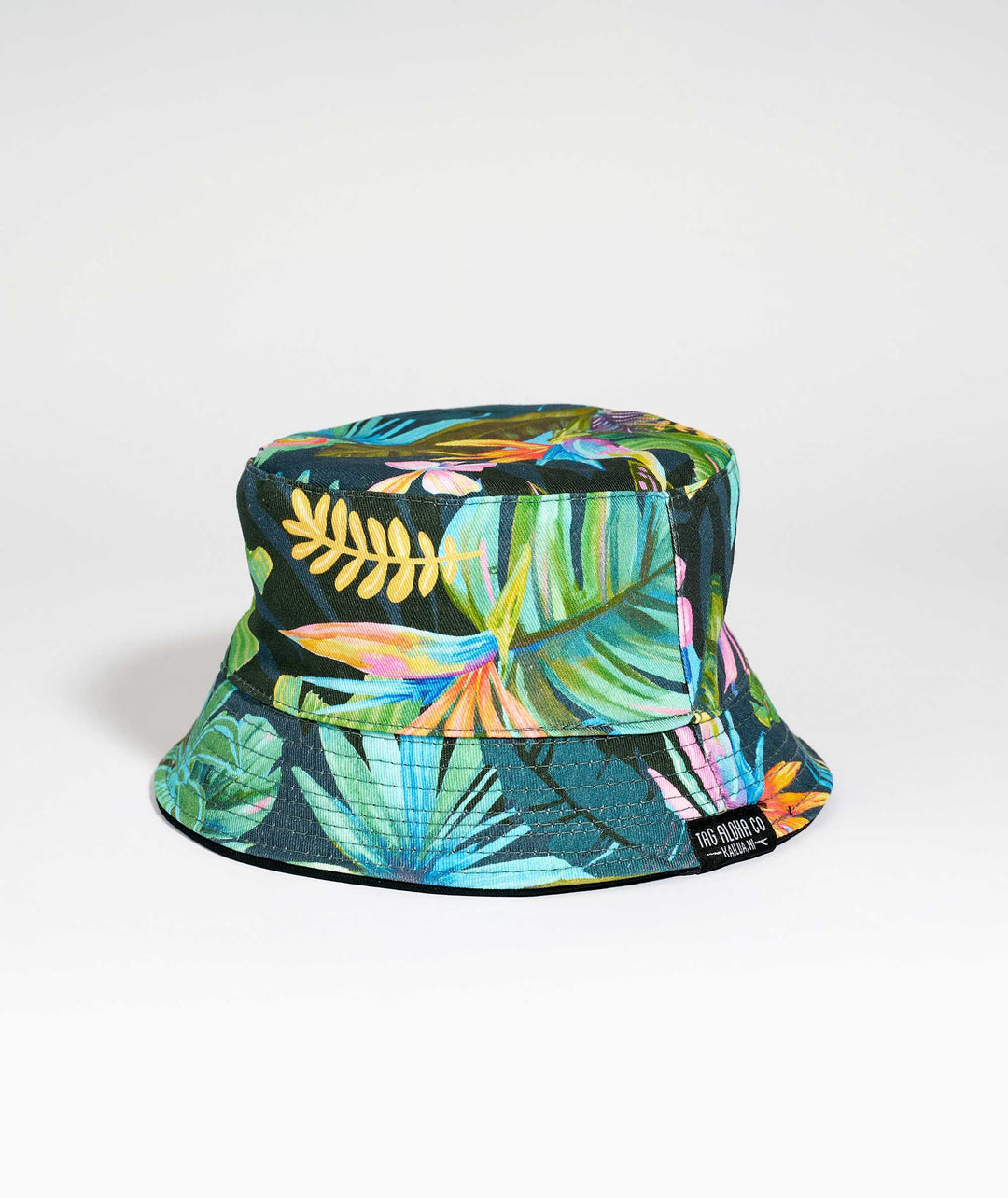 Keiki Reversible Bucket Hat - Jungle Pop – Tag Aloha Co.