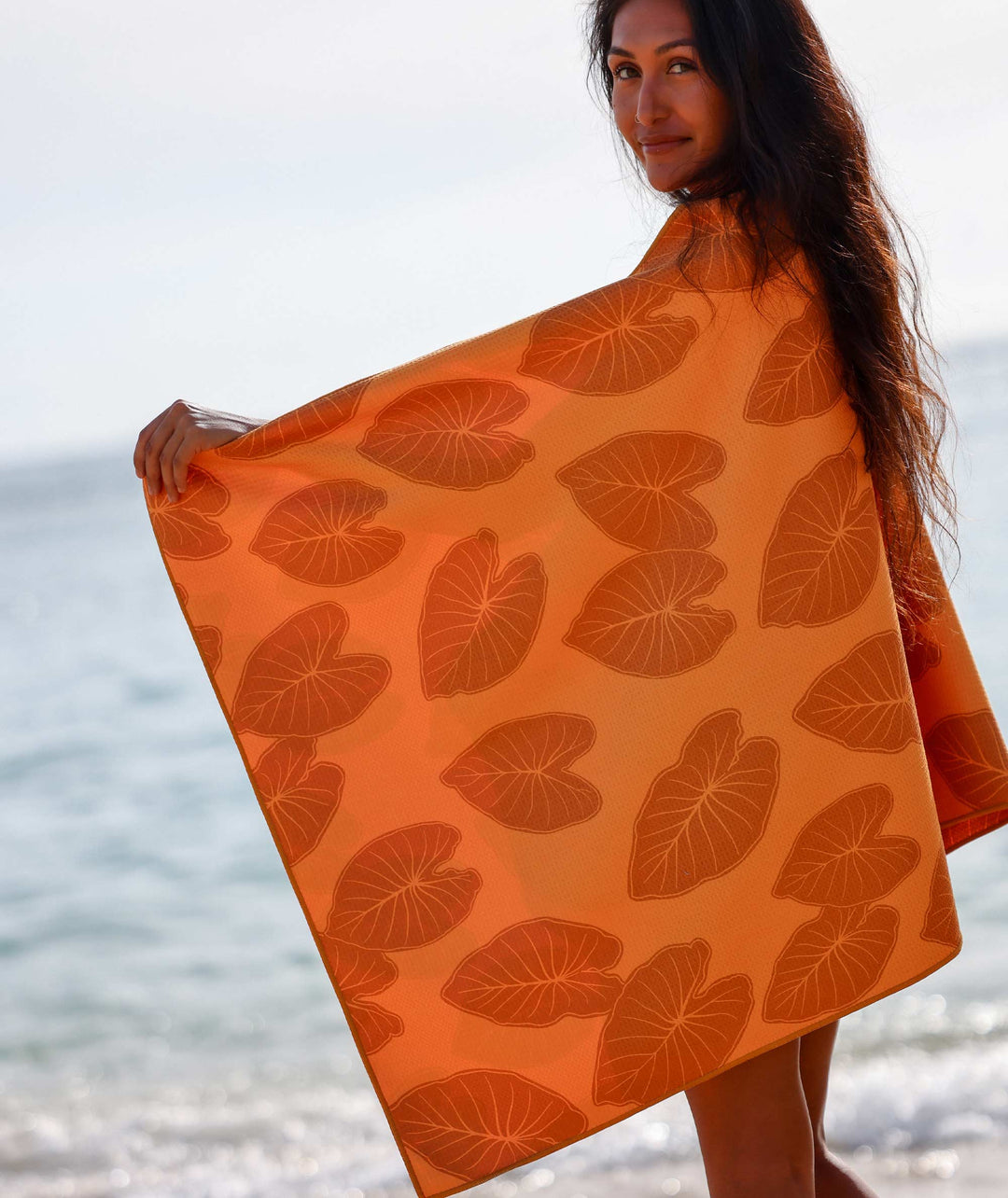 Beach Towel - Sunrise Kalo