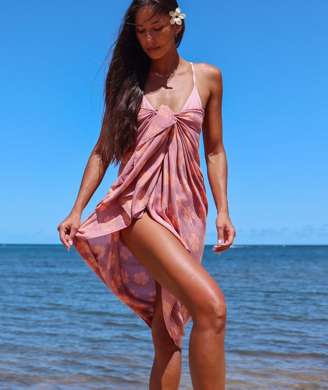 Puakenikeni Rose Pareo