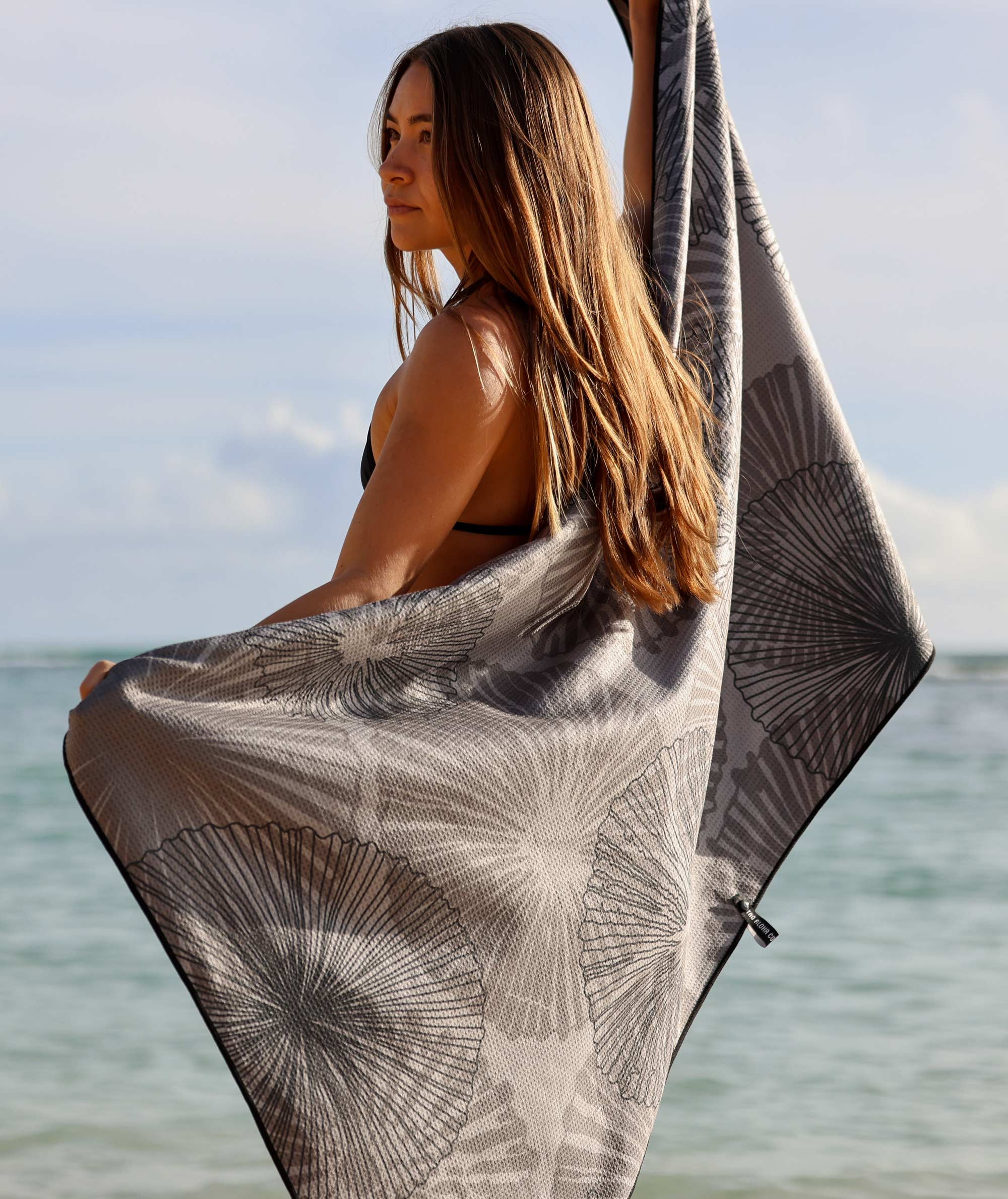 Beach Towel - ʻOpihi Ahina – Tag Aloha Co.
