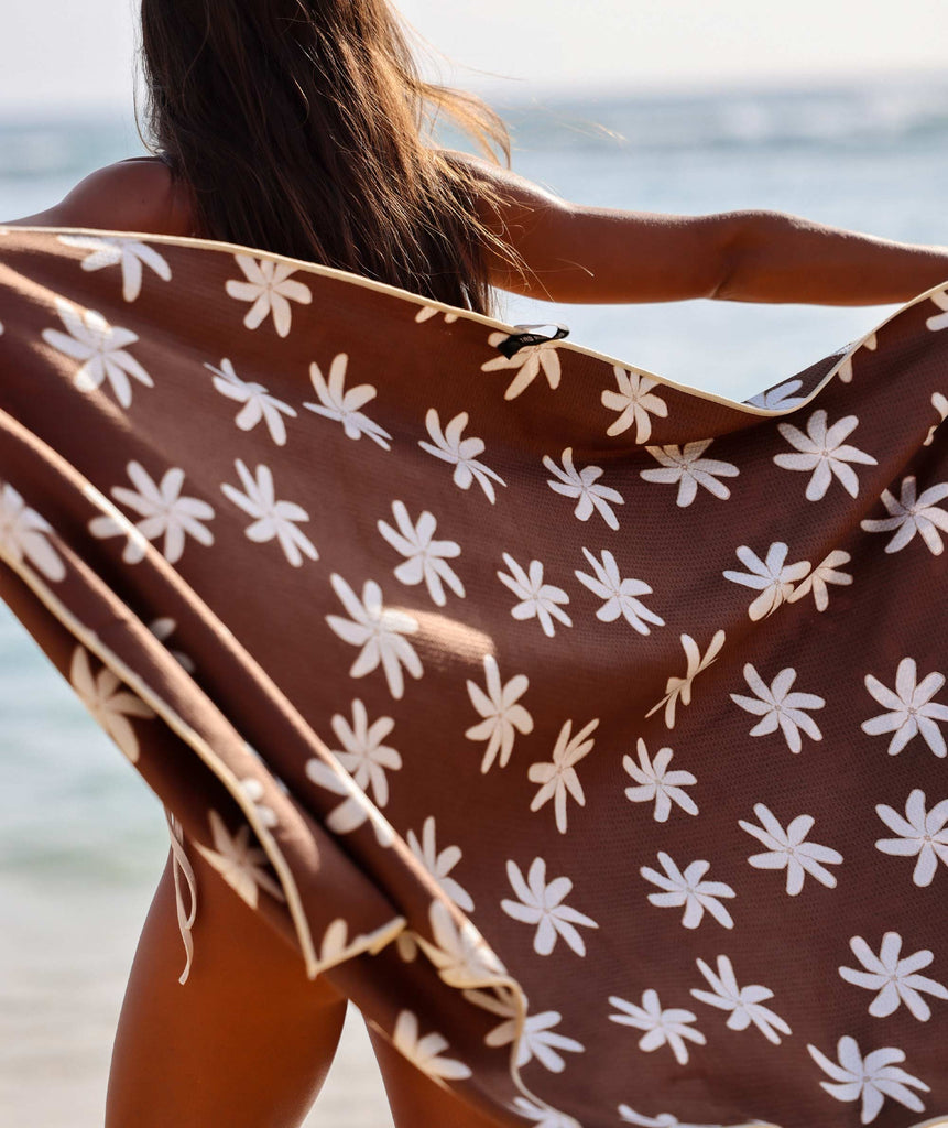 Beach Towel - Coco Tiare – Tag Aloha Co.