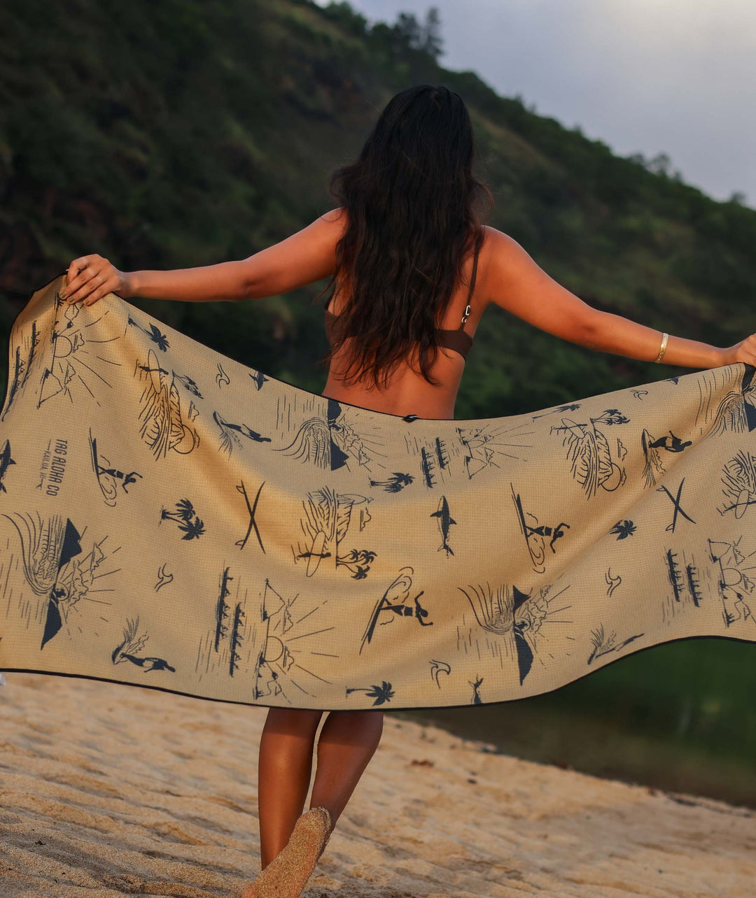 Beach Towel - Popoia