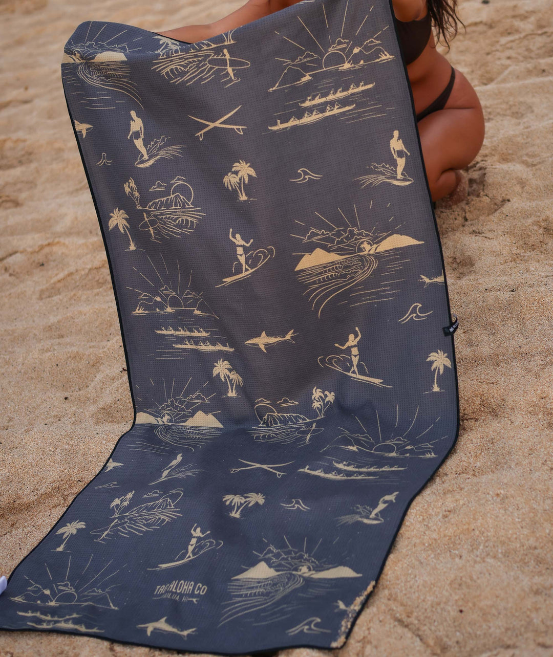 Beach Towel - Popoia