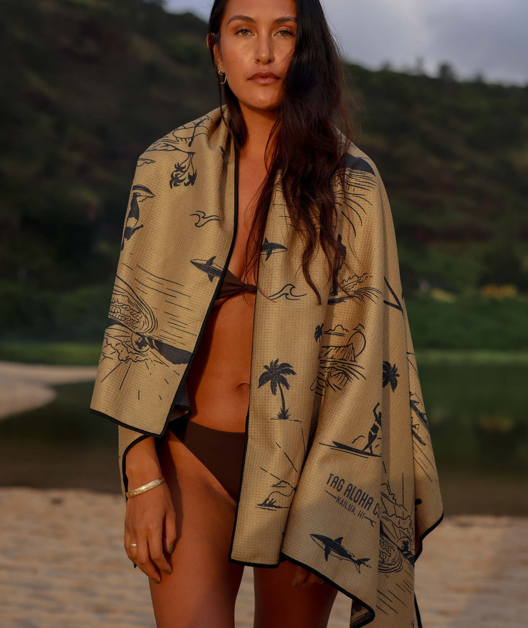 Beach Towel - Popoia