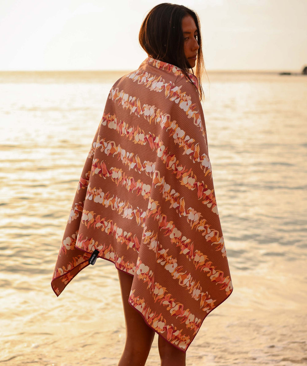 Beach Towel - Rainbow Pua Melia
