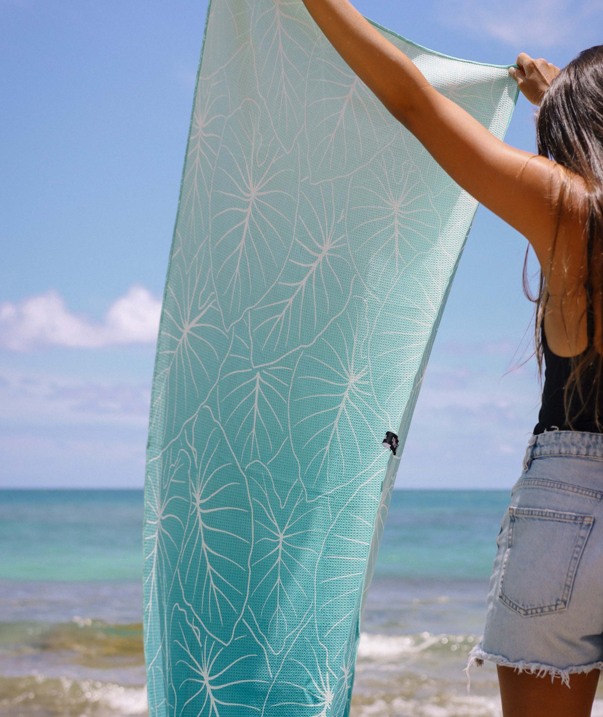 Beach Towel Kalo Tag Aloha Co