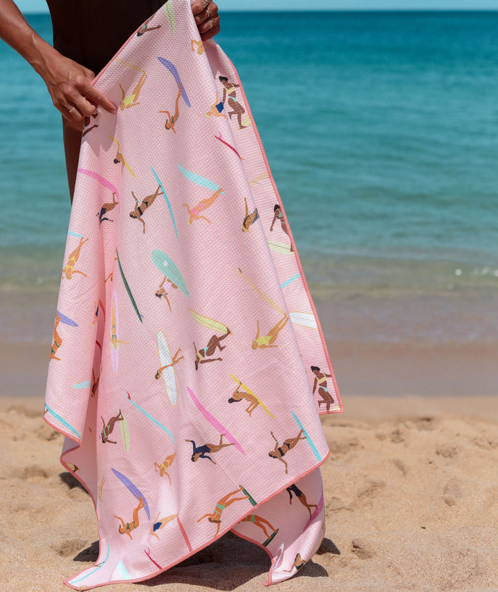 Beach Towel - Queens of Waikiki